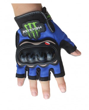 Găng tay monster cụt ngón- 02 (xanh dương)