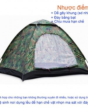 Lều cắm trại 2 người LT-02
