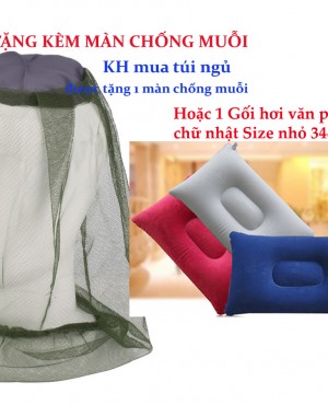 KM tặng kèm màn chống muỗi khi mua túi ngủ tại cửa hàng